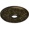 Ekena Millwork Apollo Ceiling Medallion (Fits Canopies up to 5 5/8"), 16 1/2"OD x 3 5/8"ID x 1 1/8"P, Green Gold CM16APGGS - alternate 2